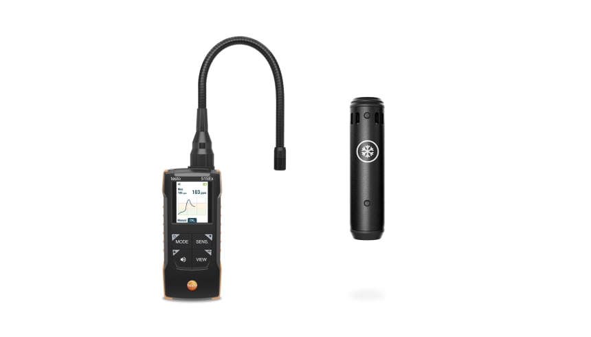 Testo 515 Ex - Detektor nieszczelności czynników chłodniczych - Czułość 1 g/rok